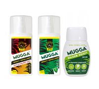 Repellente Insetti Universale Mugga 50% 9,5% Deet Balsamo 50ml Set 2x