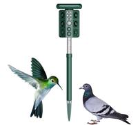 Repellente per animali con ricarica solare, sensore di luce rossa, luce flash LED, 4 livelli regolabili, portata 8-12 metri per allontanare frutteti, cortili, ville, allevamenti di pollame