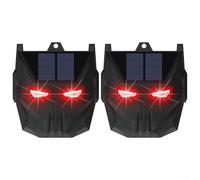 Repellente per animali con sensore di movimento ad energia solare per uso esterno efficace contro cervi, orsi, lupi e altri animali selvatici con costruzione resistente alle intemperie (2 pezzi)