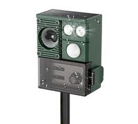 Repellente per cervi ad ultrasuoni - Dispositivo impermeabile ad energia solare, deterrente per parassiti a luce lampeggiante | Attrezzatura per il controllo della fauna selvatica all'aperto,