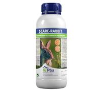 Repellente per conigli liquido, deterrente e dissuasore anti conigli, protezione per piante, alberi da frutto, frutteti, cereali e vigne. Modificatore di condotta per conigli.