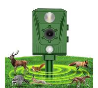 Repellente per Gatti 2025, Frequenza Regolabile, Repeller per Piccioni, Uccelli, Cani, Topi, Volpi, Ultrasuoni per Gatti con Luce LED Allarme Selezionabile