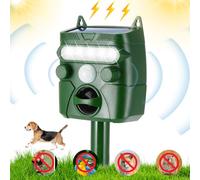 Repellente per gatti a ultrasuoni, deterrente solare per gatti, deterrente per animali da giardino, deterrente ad ultrasuoni con sensore PIR e 5 modalità di regolazione, spaventapasseri per gatti