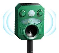 Repellente per gatti ad ultrasuoni ad energia solare, deterrente per martore da giardino