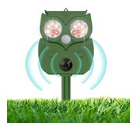 Repellente per gatti, ad ultrasuoni, per giardino, ad energia solare, impermeabile, con rilevatore di movimento, adatto per respingere gatti, scoiattoli, piccioni, volpi, roditori, ratti, piccioni