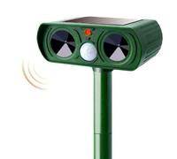 Repellente per gatti da giardino all'aperto, spaventapasseri per gatti da giardino, deterrente solare per gatti ad ultrasuoni con rilevamento del movimento, impermeabile, adatto per respingere gatti