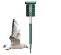 Repellente per gatti per giardini con ricarica solare, sensore di luce rossa, luce flash LED, 4 livelli regolabili, portata 8-12 metri per allontanare frutteti, cortili, ville, allevamenti di pollame