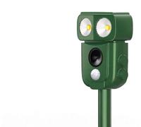 Repellente per gatti, USB e ad energia solare, deterrente per gatti da giardino, deterrente a ultrasuoni, per cortile, scoiattoli, gatti, ratti, volpi