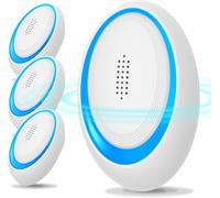 Repellente per insetti a ultrasuoni, trappole per topi elettroniche, 4 confezioni per interni, plugin repellente per ragni, zanzare, topi