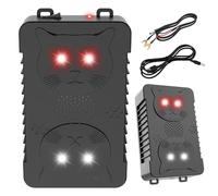 Repellente per roditori per auto, a ultrasuoni, con luce stroboscopica, 3 alimentatori, per motori auto, scoiattoli, per auto, 2025, 465288