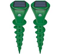 Repellente per talpe ad energia solare ad ultrasuoni, dispositivo repellente per cervi, trappola per marmotta, trappola sonica per sbarazzarsi di tutti i parassiti, arvicole, scoiattoli, gatti