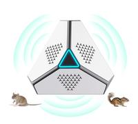 Repellente per Topi, Ultrasuoni per Ratti,Mouse e con Luce LED Repellente Ultrasuoni Dissuasori per Topi Roditori Parassit Ratti Ragni Falene Formiche