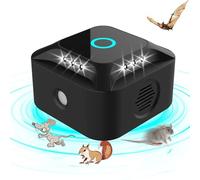 Repellente per Topi, Ultrasuoni per Ratti, Ultrasuoni Mouse con Luce LED Repellente Dissuasori per Topi Roditori Parassit Ratti Ragni Falene Formiche