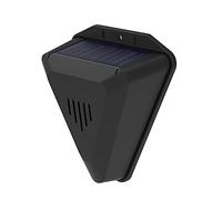 Repellente per uccelli a ultrasuoni, spaventapasseri per gatti, volpi, corvi, piccioni, per giardini, ad energia solare, deterrente per uccelli, impermeabile, per giardino, campo, parco