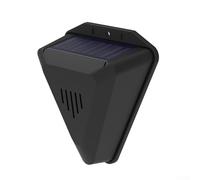 Repellente per uccelli con luce sonora, 3,7 V/400 mA, ad energia solare, repellente per uccelli, allarme, per frutteti, fattorie, campi, frutteti, pesci