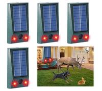 Repellente per uccelli elettronico ad ultrasuoni ad energia solare Deterrente per piccioni impermeabile forte LED lampeggiante Parassiti per il controllo del cortile