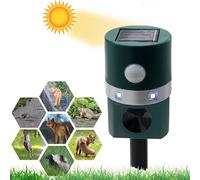 REPELLENTE PICCIONI LED ULTRASUONI SOLARE SCACCIA RATTI TOPI UCCELLI CANI GATTI