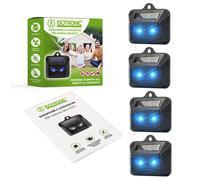 REPELLENTE SOLARE ANIMALI SELVATICI DISSUASORE LED BLU 4 PEZZI PER PROCIONI