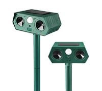 Repellente solare per animali da giardino, impermeabile e antipolvere, repellente per animali 24 ore su 24, adatto per respingere gatti, talpe, scoiattoli, procioni, puzzole, conigli, cervi, topi