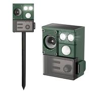 Repellente solare per animali, durevole, elegante, versatile e impermeabile, lampeggiante, con a ultrasuoni per scoiattoli, prato, frutteto, giardino, cortile, cortile