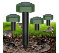 Repellente Solare per Talpe 2025, Repellente per formiche Regina per Giardino e Campeggio, Gopher, Repellentes per Serpenti Talpa, Gopher e Altri Repellenti per Talpe,Repellenti per Topi 4 Pezzi