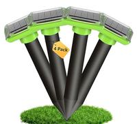 Repellente Solare per Talpe 2025, Repellente per formiche Regina per Giardino e Campeggio, Gopher, Repellente per Serpenti Talpa, Gopher e Altri Repellenti per Talpe,Repellente per Topi 4 Pezzi