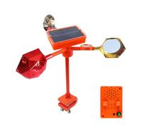 Repellente solare per uccelli, deterrente riflettente per uccelli, dispositivo a specchio resistente alle intemperie, controllo della riflessione visiva, spaventapasseri per piccioni, picchi, passeri