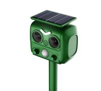 Repellente solare Sonic, spaventapasseri ultrasonici per espellere arvicole, IP66, impermeabile, animali da terra come talpe, arvicole, formiche, serpenti