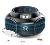 Repellente ultrasonico per topi e ratti a 360°, repellente per topi e formiche con ultrasuoni, repellente squirrel a 360°, repellente per mouse ultrasonic