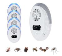 Repellente Ultrasuoni per Insetti - Antizanzare - Repellente Zanzare Ultrasuoni - Anti Ragni - Repellente per Topi - Dispositivo Elettrico Antizanzare - Repellente Pipistrelli - Repellente Scarafaggi