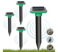 Repellente Ultrasuoni per Topi, 2 Pezzi Dissuasori per Serpenti,donnola gialla, Raccoon, Roditori, Anti Talpe da Giardino Solare, Adatto Dissuasore per Topi da Esterno Ultrasuoni