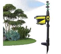 Repeller di animali per giardino - spruzzatore di gatti ad ultrasuoni e deterrente per cani, repellente per animali a energia solare | Sprinkler 'acqua del sensore di movimento per cantiere