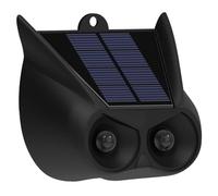 Repeller di animali solari, deterrente volpe del sensore di movimento con luci a LED rossa, deterrente di procione impermeabile per giardini cortile animali notturni, deterrente volpe, repelletore di