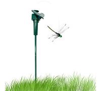 Repeller di mosca da giardino solare - pali di clip di libellula, pali di controllo degli insetti esterni | Deterrente dei parassiti del cortile in PVC resistente ai weatch, di respingimento d