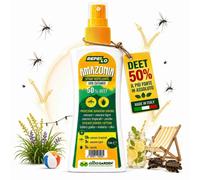 REPELLO AMAZONIA DEET 50% SPRAY 100 ml Efficace contro le zecche