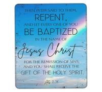 Repent Be Baptized Metal Signs 12x8 Inch