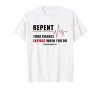 Repent, Your Chance Expires When You Do Heartbeat EKG Faith Maglietta