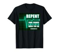 Repent, Your Chance Expires When You Do Heartbeat EKG Faith Maglietta