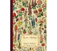 Répertoire Alphabétique: Grand format A4. 110 pages de A à Z avec repères, 4 pages par lettre. Idéal pour indexer, référencer ou enrichir son vocabulaire. Thème Vintage de Fleurs sauvages et jardin.