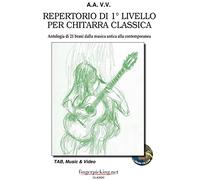 Repertorio di 1° livello per Chitarra Classica - Video on line