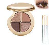 Repetitionk Eye & Cheek Palette - Eyeshadow and Highlighter Makeup, Spiritukal Face & Eye Makeup Palette - Multitasking Blush, Palette in Matte, Pearl & Shimmer Shades, No Smudging (04#)