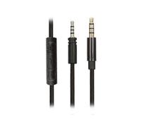 Replacement 1.8m Audio Cable Compatible with Sennheiser Momentum 2.0 with Volume Control And Microphone - Inline Lead - Black