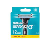 Replacement blade Gillette Mach3 Xxl 12Pc Per Uomo (Replacement Blade)