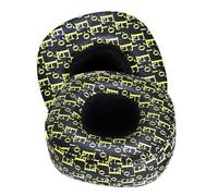 Replacement Ear Cushions Compatible For Headphones Pad Extended Wear Covers Noise Isolation(Black and yellow pri)