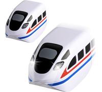 Replacement Electric Train Cars, USB Rechargeable Add-On for KlickRail Electric Train Set Tracks, Cannot Operate Alone, Tracks & Cable Not Included (2-Pack)