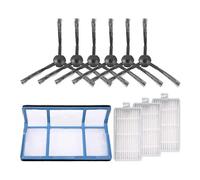 Replacement for ILIFE V3 V3S V5 V5S V5S Pro Robot Vacuum Cleaner,1x Primary Filter+3x Filters+6x Si