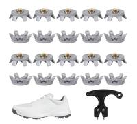 Replacement Golf Spikes, Anti-Slip Cleats with Wrench Tool, 2.8x0.75cm/1.1x0.3 inch 0.6cm/0.24 inches Durable Studs for Shoes for Tennis Running Training Trail Field Sports TPU