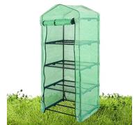 Replacement Greenhouse Cover, Pvc Greenhouse Case, Plant Shelter Cap, Garden Protector Shield for Yard Deck, Farm, 62.2x26.77x19.29 Inches, Transparent, Green, White
