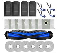 Replacement Kit for per deebot N50 per PRO per omni 21-Piece Set | 21-piece set, roller brush, side brushes, mop cloths, dust bags, HEPA filters, deep clean