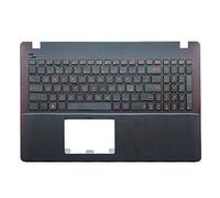 Replacement La Shell Attorno alla Tastiera C Conchiglia Shell & Tastiera per for ASUS W50 W50JK W50JX W50VX Nero Layout Inglese Americano Layout del Tasto Invio Piccolo